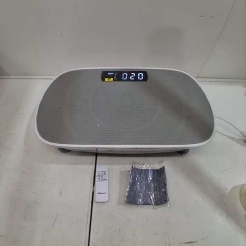 MERACH WHOLE BODY WORKOUT VIBRATION PLATE - 300LBS CAP - GREY/WHITE (MODEL:MR-2398G1) image 4