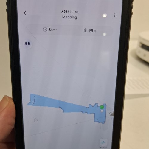 DREAME X50 ULTRA SMART ROBOT VACUUM/MOP COMBO WITH SELF-EMPTYING STATION - AUTO-WASH/REFILL & 3D MAPPING - APP/WIFI CONNECTIVITY - WHITE - (MODEL: ‎RLX85CE) image 4