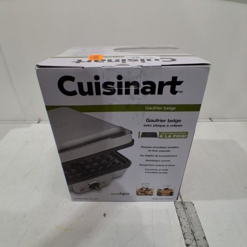 CUISINART 2-IN-1 BELGIAN WAFFLE MAKER WITH PANCAKE PLATE - STAINLESS STEEL (MODEL: WAF-350C) image 6