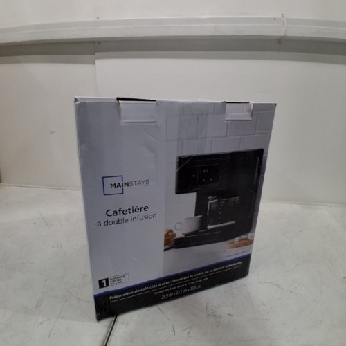 MAINSTAYS DUAL BREW COFFEE MAKER - 12-CUP - BLACK (MODEL: MS-202531) image 5