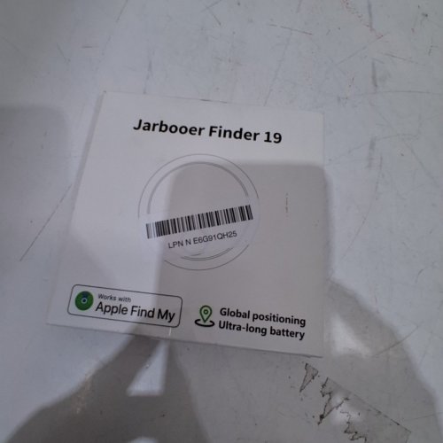 4PK JARBOOER APPLE MFI-CERTIFIED BLUETOOTH AIR TRACKERS WITH SILICONE CASES - WORKS WITH APPLE FIND MY APP - BLACK (MODEL: FINDER 19) image 3