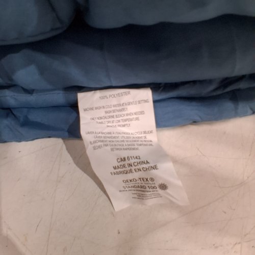 SWIFT HOME SOLID COMFORTER - KING - BLUE image 2