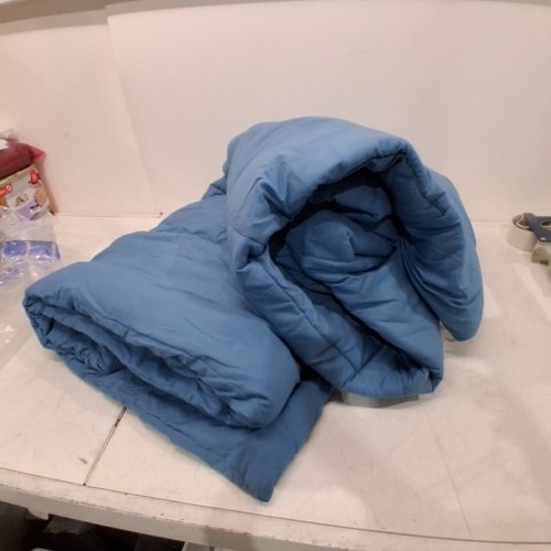 SWIFT HOME SOLID COMFORTER - KING - BLUE image 3