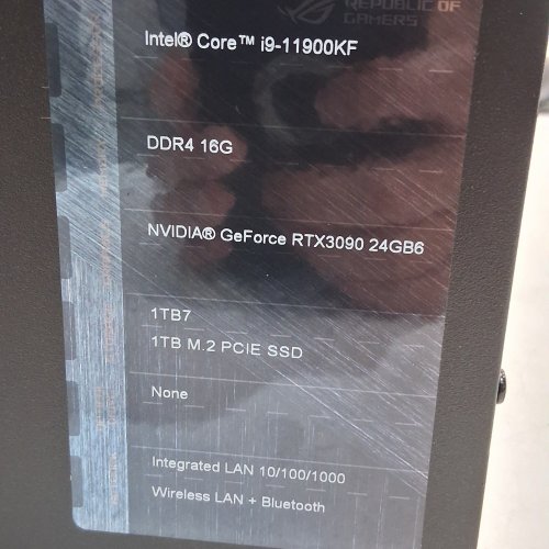 ASUS ROG STRIX GT35 GAMING DESKTOP COMPUTER - INTEL CORE I9 11TH GEN I9-11900KF, 24GB GDDR6 NVIDIA GEFORCE RTX 3090, 16GB DDR4 SDRAM, 1TB NVME 3.0 M.2 SSD + 1TB HDD, WIN 11 PRO - BLACK (MODEL: G35CG-DSI990) image 18
