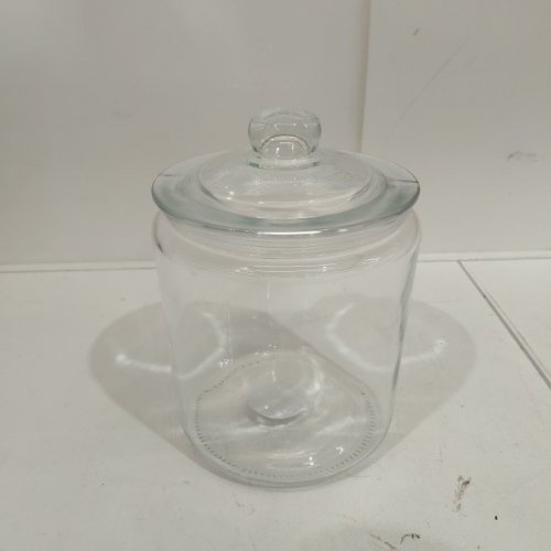 2PC BRIGHTWARE GLASS STORAGE JAR WITH AIRTIGHT LID - 1 GAL / 133 OZ - CLEAR (MODEL: JW10633) image 4