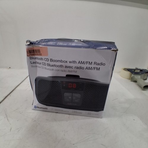 BORNE 4-IN-1 BLUETOOTH CD BOOMBOX WITH AM/FM RADIO - BLACK (MODEL: PRCD685B) image 4