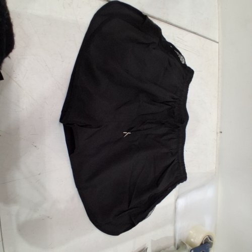 WOMAN'S RUNNING SHORTS WITH MESH SIDES - EXTTRA LARGE - BLACK image 2
