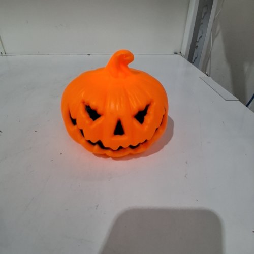 HALLOWEEN JACK-O'-LANTERN LIGHT UP DECORATION - 5" - ORANGE image 2