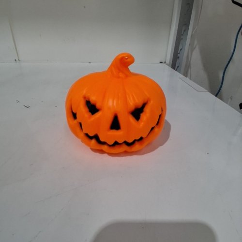 HALLOWEEN JACK-O'-LANTERN LIGHT UP DECORATION - 5" - ORANGE image 3