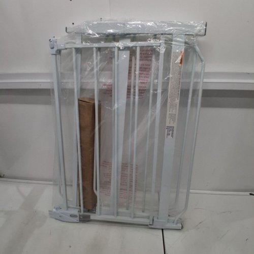 REGALO EASY STEP EXTRA WIDE METAL SAFETY GATE - 30" X 29"- 49" - WHITE (MODEL: 1164EWDS) image 2