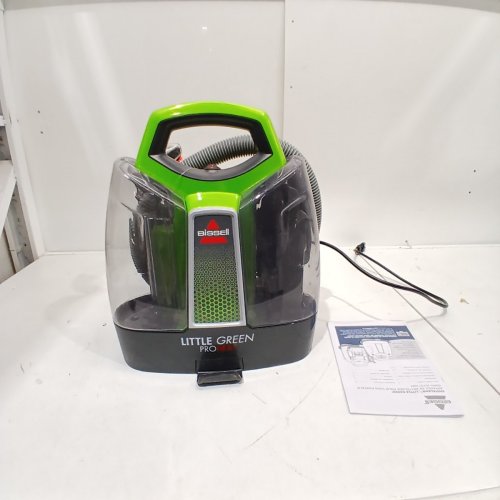 BISSELL LITTLE GREEN PORTABLE DEEP CLEANING VACUUM - 37OZ TANK MAX - GREEN/GREY (MODEL : 2513B) image 3