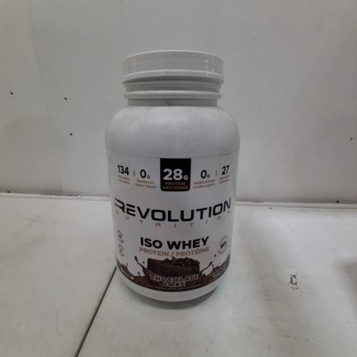 REVOLUTION NUTRITION ISO WHEY PROTEIN POWDER - 2 LBS - CHOCOLATE CAKE image 3