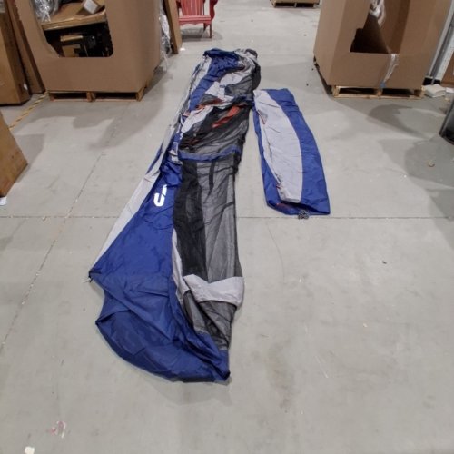 CAMPROS OUTDOOR CAMPING TENT - 8-PERSON - 72" CENTER HEIGHT - BLUE/GREY image 2