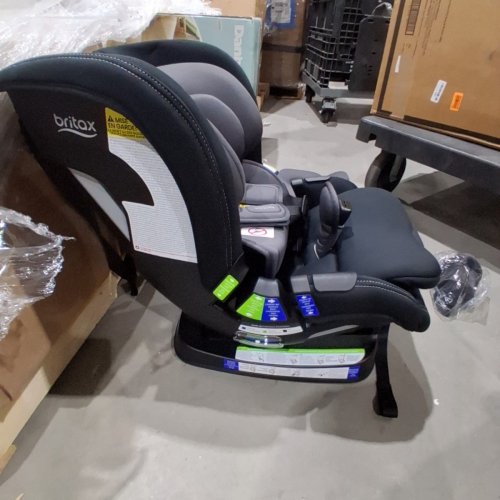 BRITAX POPLAR CLICK TIGHT CONVERTIBLE REAR &FRONT FACING CAR SEAT - 40LB REAR FACING MAX LOAD / 65LB FRONT FACING MAX LOAD - STONE ONYX/BLACK (MODEL: E1C973M) image 4