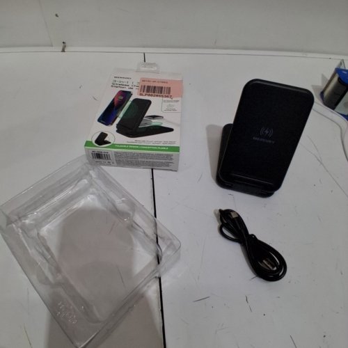 3-IN-1 MERKURY WIRELESS CHARGING STATION - BLACK - (MODEL: MIC-QIS06-101) image 2