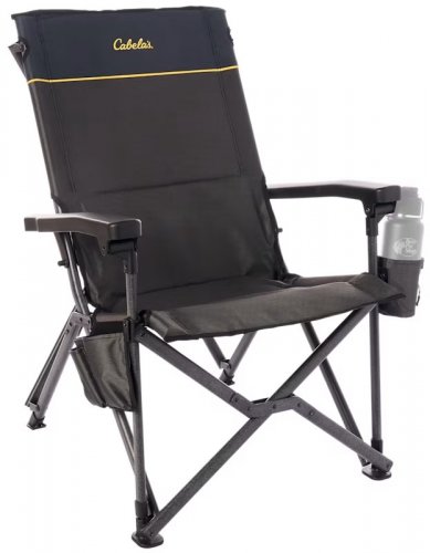 BPS BIG OUTDOORSMAN MUSKOKA CHAIR - 600 LBS MAX/CAP - BLACK image 2