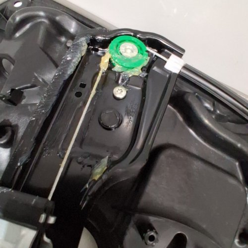 A-PREMIUM FRONT PASSENGER SIDE POWER WINDOW REGULATOR, WITHOUT MOTOR - COMPARTIBLE WITH VARIOUS MEVEDES-BENZ MODELS - BLACK (MODEL: 1667201202) image 8