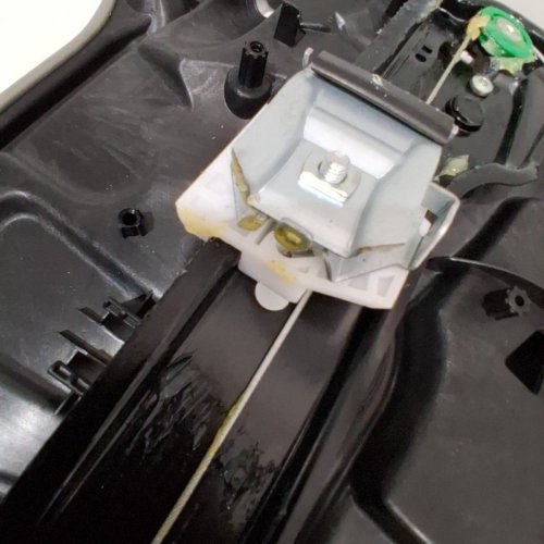 A-PREMIUM FRONT PASSENGER SIDE POWER WINDOW REGULATOR, WITHOUT MOTOR - COMPARTIBLE WITH VARIOUS MEVEDES-BENZ MODELS - BLACK (MODEL: 1667201202) image 9