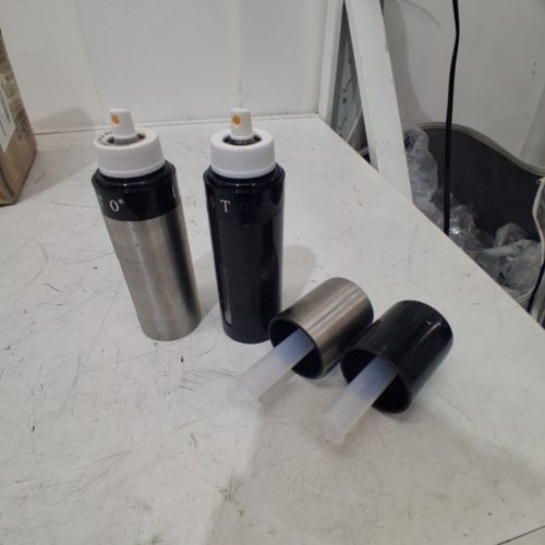 2PC MISTO GOURMET OLIVE SPRAYER - 118ML - SILVER/BLACK image 3