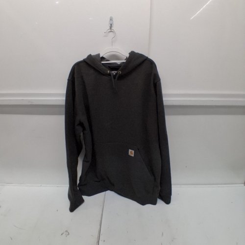 MEN'S CARHARTT LOOSE FIT MIDWEIGHT LOGO SLEEVE GRAPHIC HOODIE - LARGE - GREY (STYLE: TS0288-M) image 3
