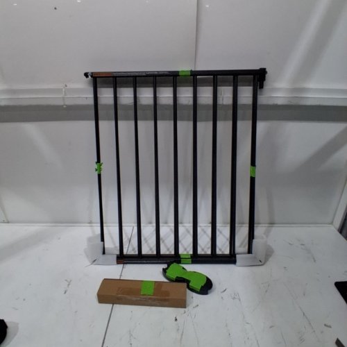 FUZZYNEST EXTRA-WIDE WALK THRU BABY GATE FOR STAIRS WITH AUTO CLOSE - 26.3" X 42.9" - BLACK (MODEL: SH21.002G) image 2