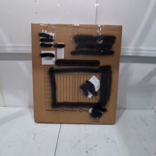FUZZYNEST EXTRA-WIDE WALK THRU BABY GATE FOR STAIRS WITH AUTO CLOSE - 26.3" X 42.9" - BLACK (MODEL: SH21.002G) image 4