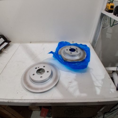 3PC GENIUS REAR DISC BRAKE ROTORS & TOP QUALITY BRAKE PADS - FITS SELECT MODELS (MODEL: GCR-981165/NB-969B) image 4