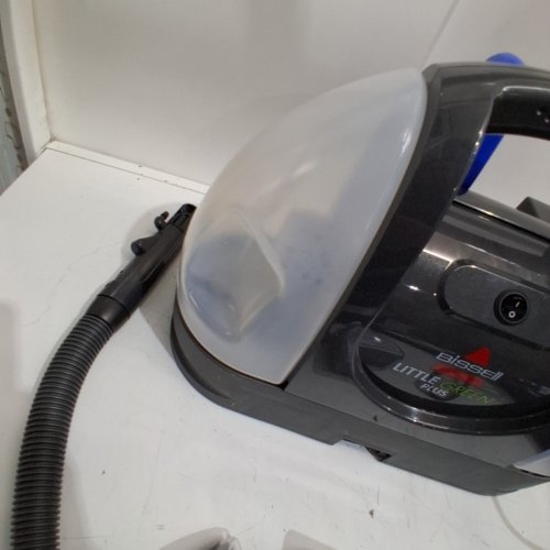 BISSELL LITTLE GREEN PORTABLE CARPET & UPHOLSTERY DEEP CLEANER - 48OZ TANK - BLUE/BLACK - (MODEL: 14006) image 4