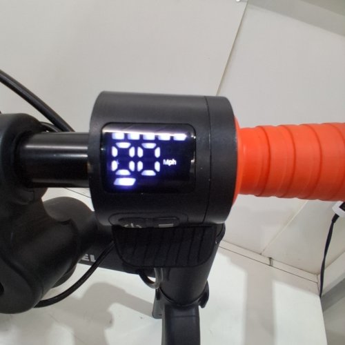 5TH WHEEL ELECTRIC BALANCE BIKE 12" TIRES - 24 V - BLACK/ORANGE (MODEL: KB09) image 2