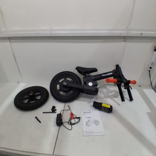 5TH WHEEL ELECTRIC BALANCE BIKE 12" TIRES - 24 V - BLACK/ORANGE (MODEL: KB09) image 3