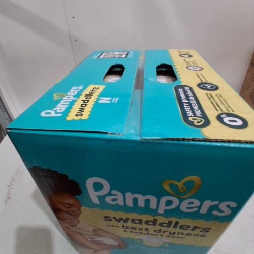 136PK PAMPERS SWADDLERS DIAPERS - NEWBORN SIZE image 3