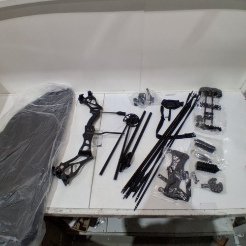 SURWOLF ARCHERY HUNTING COMPOUND BOW KIT WITH ACCESSORIES - 23.5"-31" DRAW LENGTH - BLACK (MODEL: SURWOLF H1) image 3