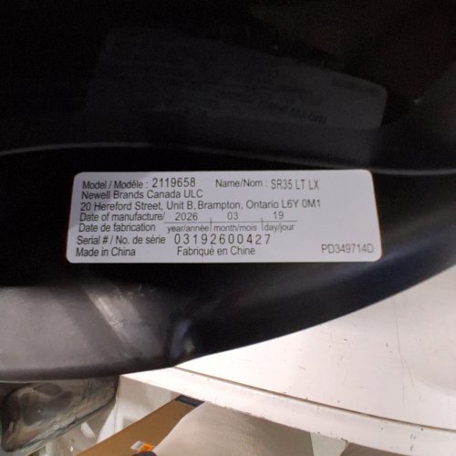 GRACO SNUGRIDE 35 LITE LX INFANT CAR SEAT - MAX WEIGHT 34LBS - STUDIO COLOUR (MODEL: 2119658) image 2