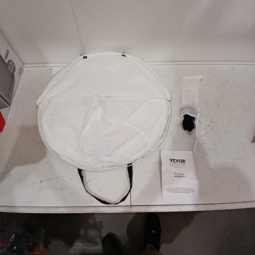 VEVOR PORTABLE POP UP PAINT BOOTH WITH BUILT-IN FLOOR - 60" X 60" X 70" - WHITE (MODEL: TP24012) image 2