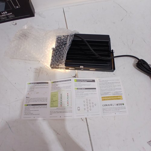 CHANGM OUTDOOR FLOOD LIGHT - 8000LM RGB LIGHT WITH MOBILE APP - IP66 WATERPROOF - BLACK image 4