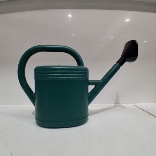 PLASTIC WATERING CAN - 5L - GREEN image 2