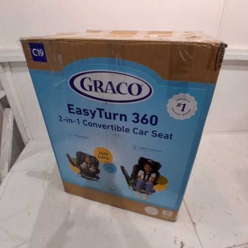 GRACO EASYTURN 360 2-IN-1 CONVERTIBLE CAR SEAT - CYRAN BLACK/GREY (MODEL: 2227897) image 6