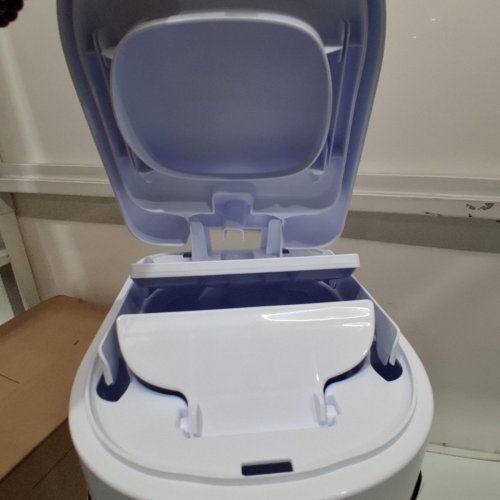 DIAPER GENIE ESSENCE PAIL DIAPER PAIL SYSTEM WITH EASY ROLL REFILL - 24" - WHITE (MODEL: I000908) image 4