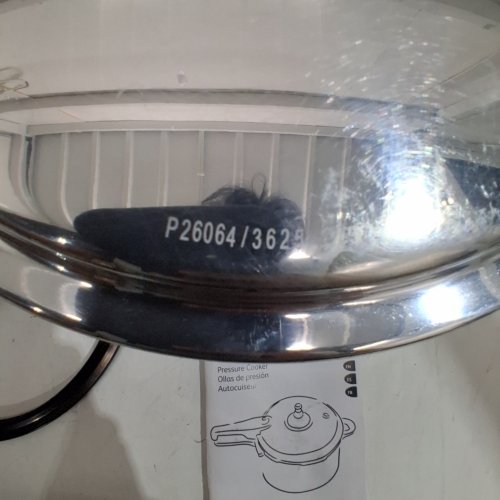 IMUSA MIRRO ALUMINUM PRESSURE COOKER COOKWARE - 7QT - SILVER image 2