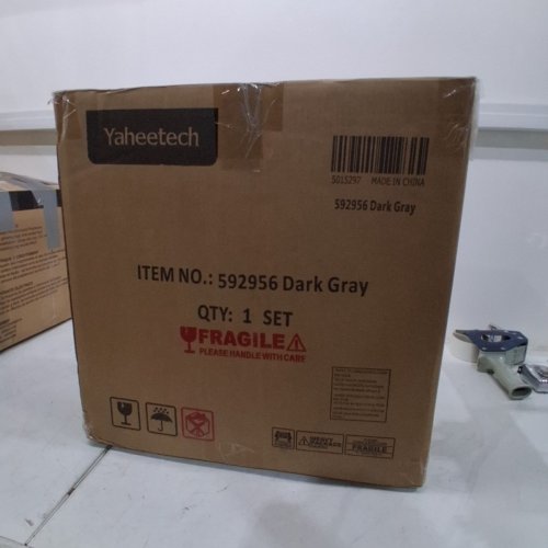 YAHEETECH MULTI-LEVEL CAT TREE CONDO PLAYHOUSE - 54" - DARK GREY (MODEL: 592956) image 4