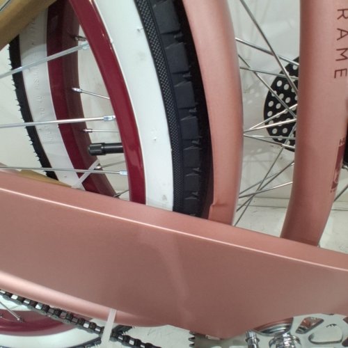 HUFFY GOOD VIBRATIONS WOMENS CRUISER BICYCLE - 26" - PINK / BROWN (MODEL: 31399344) image 6