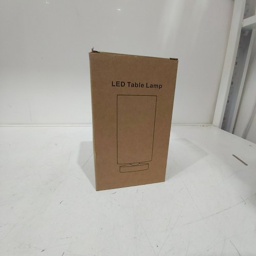 WOODEN BASE LED TABLE LAMP - 2700K - WOOD/WHITE SHADE (MODEL: TL01) image 4