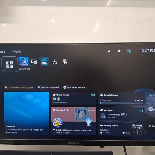 SONY PLAYSTATION 5 SLIM *UPDATED MODEL* (PS5) CONSOLE WITH WIRELESS CONTROLLER - DISC EDITION - 1TB (MODEL: CFI-2115) image 3