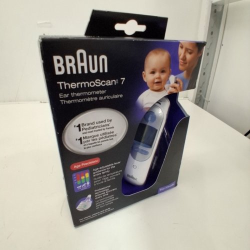 BRAUN THERMOSCAN 7 EAR THERMOMETER WITH AGE PRECISION FOR INFANTS, CHILDREN AND ADULTS (MODEL:IRT6520CA) image 5
