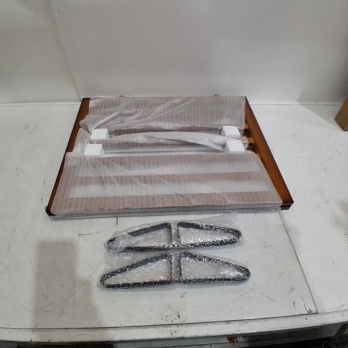 FREESTANDING PET GATE - 24" - BROWN - (MODEL:2PGL-XY-046-BN) image 2