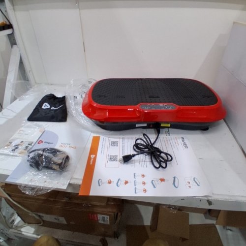 LIFEPRO WAVER VIBRATION PLATE BODY EXERCISE WORKOUT EQUIPMENT MACHINE SET WITH REMOTE - RED/BLACK - (MODEL: LP-WVR-RED) image 3