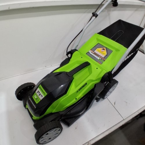 GREENWORKS 9A 14" CORDED LAWNMOWER - GREEN/BLACK image 3