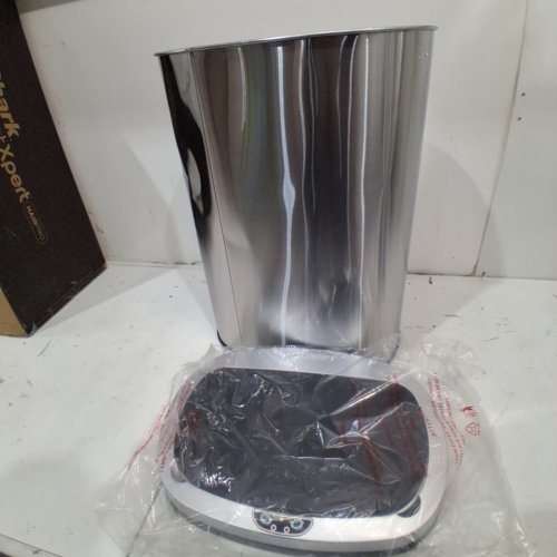 OVAL AUTOMATIC TOUCH FREE TRASH CAN - 13GAL - STAINLESS STEEL (MODEL: TC-1350R-SS) image 2