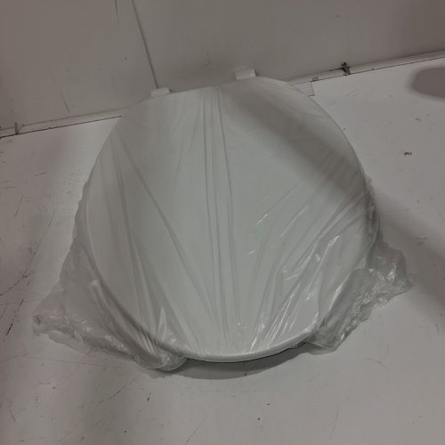 BEMIS OPEN FRONT TOILET SEAT, ELONGATED (MODEL: 175) image 2