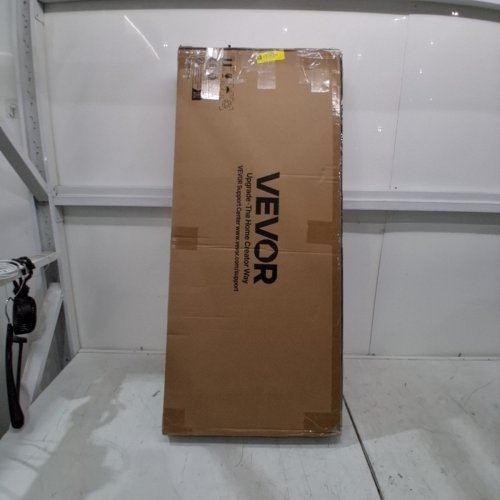 VEVOR FOLDING TABLE FOR BAR/TRADE SHOWS/HOME WITH CARRY BAG VELCRO FABRIC SHIELD AND SHELF - 38" X 34" X 15" - 110LB CAP - BLACK/SILVER - (MODEL: DX9930) image 6